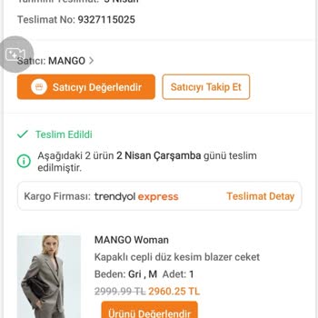 Trendyol Ve Mango Arasında İade Sürecinde Mağduriyet Yaşıyorum