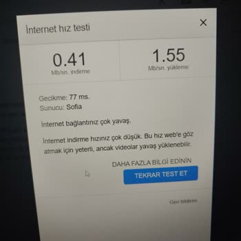Bir Aydır Çözülemeyen İnternet Hız Sorunu Ve Müşteri Hizmetlerinde Hayal Kırıklığı