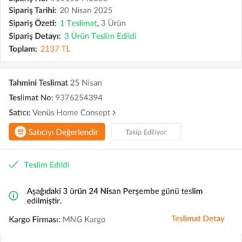 Siparişim Eksik Geldi İletişim Kuramıyorum Para İadesi İstiyorum