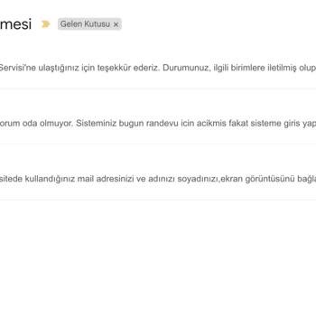 VFS Fransa Sistem Hatası Ve Müşteri Hizmetlerinden Yanıt Alamama Sorunu