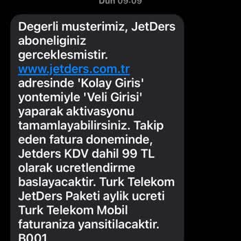 Türk Telekom Online İşlemler Uygulamasında Onaysız İşlem Ve İptal Sorunu