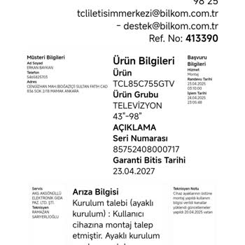 Beklentilerimi Karşılamayan TV Ve Eksik Aksesuar Sorunu