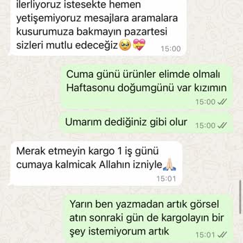 Kızımın Doğum Günü İçin Verilen Siparişte İletişimsizlik Ve Kötü Hizmet Deneyimi