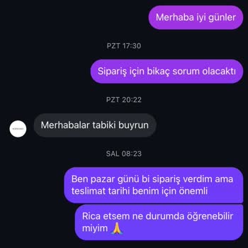 Siparişim Zamanında Gelmedi İletişim Kuramıyorum