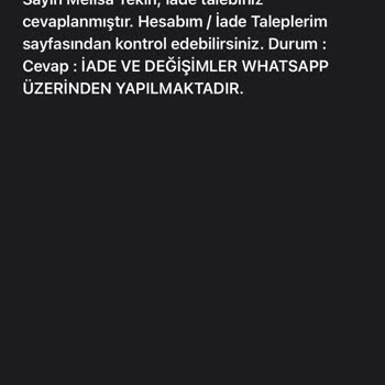 12 Gündür İade Yapılmıyor, Mağdur Ediliyorum