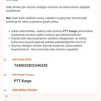 İade Edilen Tıraş Makinesinin Ücretini Alamıyorum