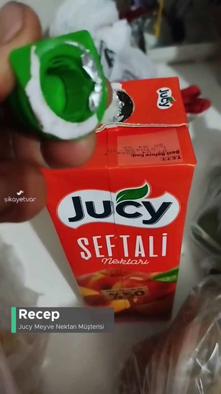 Jucy Meyve Nektarı Kapak Açamadan Kopup Elimde Kaldı! videonun kapak resmi