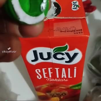Jucy Meyve Nektarı Kapak Açamadan Kopup Elimde Kaldı!