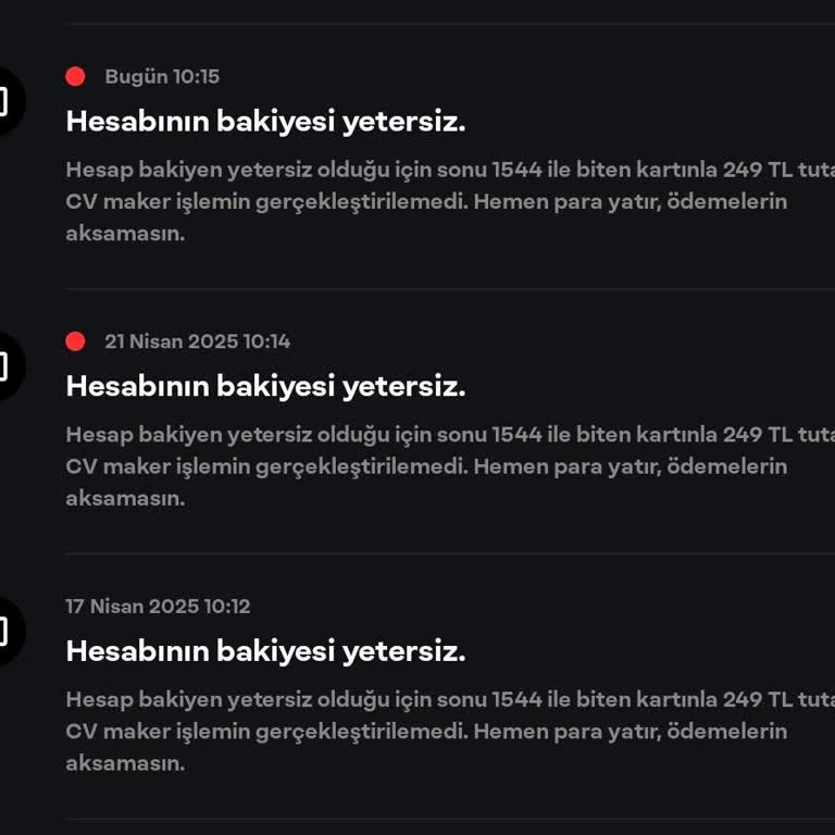 CV Maker'da Bilgilendirme Olmadan Üyelik Ve Haksız Ücret Kesintisi