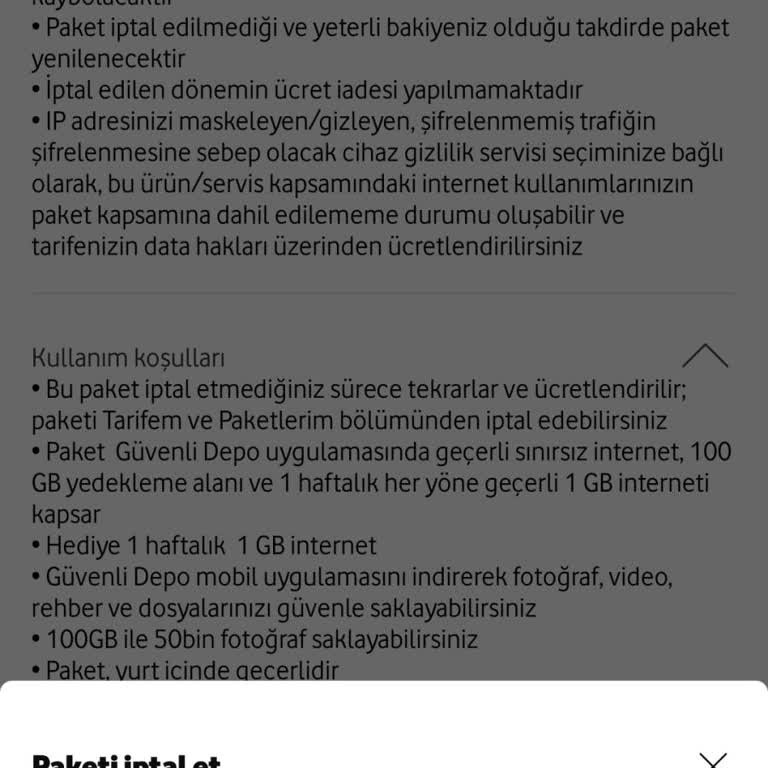 Ek Depo Paketi İptal Edilemiyor, Sorun Çözülmüyor