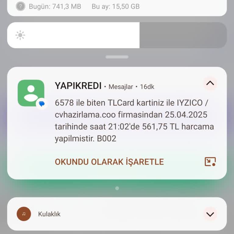 Haberim Olmadan Kartımdan Yüksek Tutar Çekildi