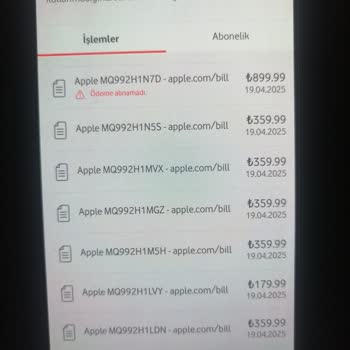 Mobil Ödeme İle Bilgim Dışında Yapılan Apple Store Alışverişleri Ve İade Sorunu