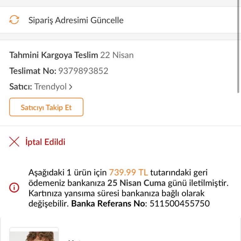 İndirimli Siparişim Stokta Olmasına Rağmen Keyfi İptal Edildi