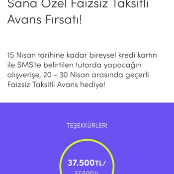 Faizsiz Avans Kampanyası Mağduriyeti Ve Cevapsızlık