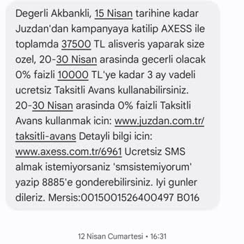 Faizsiz Avans Kampanyası Mağduriyeti Ve Cevapsızlık