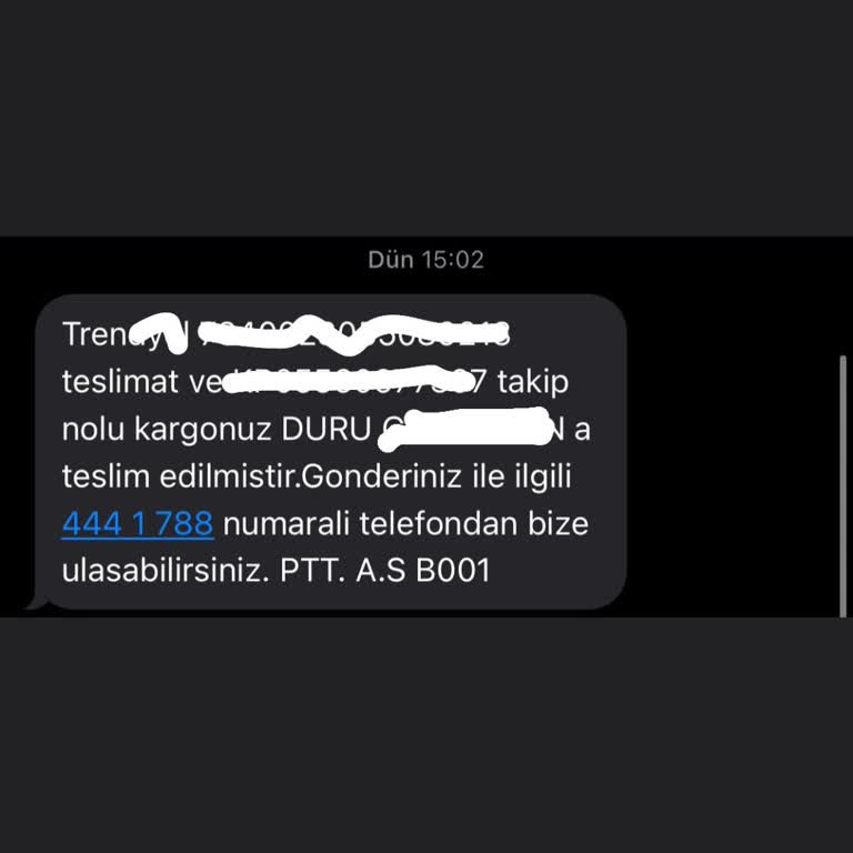 Teslim Edilmeyen Kargo İçin Çözüm Bulunmuyor