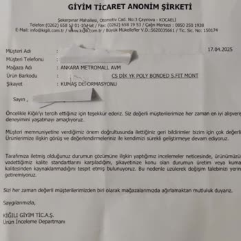 Altı Ayda Aşınan Mont İçin Red Cevabı Ve Mağduriyet