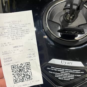 BP Petrolleri Yakıt İkmali Sırasında Motosikletimin Boyası Zarar Gördü