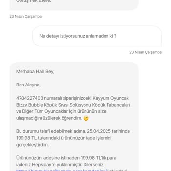 Hepsiburada'dan Eksik Teslimat Ve Yetersiz Müşteri Hizmeti