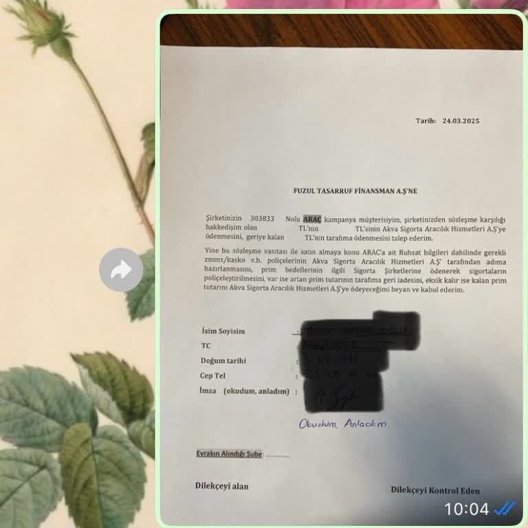 Zorla Kasko Şirketi Seçimi Ve Ödeme Sürecinde Baskı