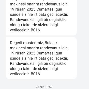 Garantili Bosch Bulaşık Makinesi Su Bastı, Parça Ücreti Talep Edildi!