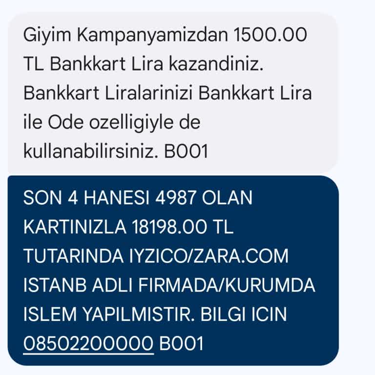 Zara.com Üzerinden Onaysız Yüksek Miktarda Para Çekildi, Ulaşılamıyor Ve Mağduriyet Giderilmiyor