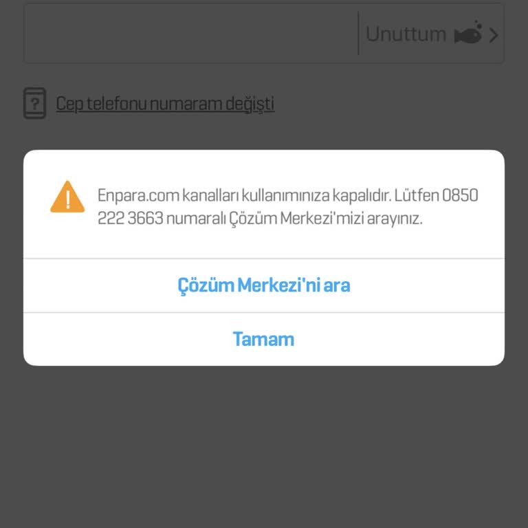 Enpara Hesabım Güvenlik Nedeniyle Bloke Edildi, Paramı Kullanamıyorum