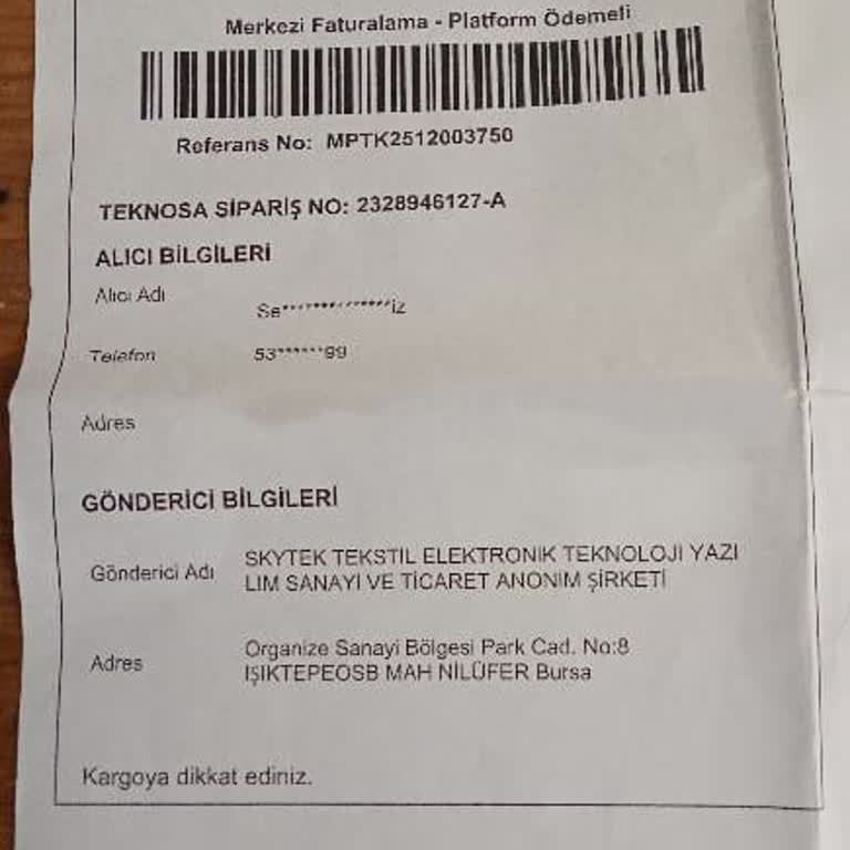 Teknosa, İnternetten Alınan Ürünün İadesinde Sorumluluk Almıyor