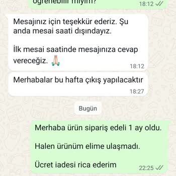 Sipariş Sürecinde Sürekli Oyalama Ve Yetersiz Müşteri İletişimi