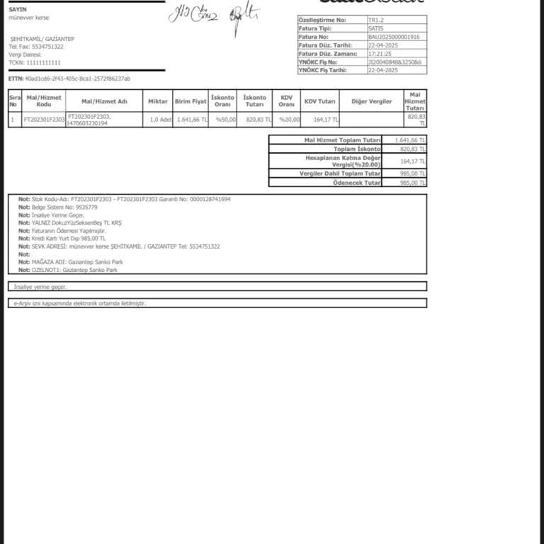 Ayıplı Akıllı Saat İçin İade Talebim Reddedildi