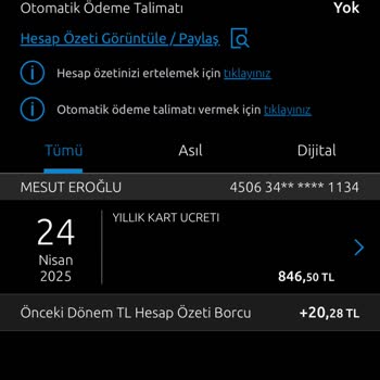 Yıllık Kart Aidatının İptali İçin Kart Kapatmaya Zorlanmak
