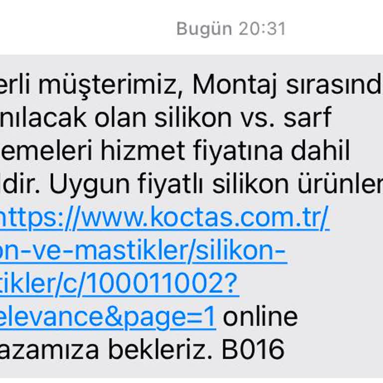 Montajda Malzeme Eksikliği Ve Bilgi Verilmemesi Mağduriyeti