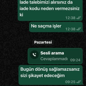 Sipariş İptaline Rağmen Kargo Gönderildi İade Sürecinde İletişim Sağlanamıyor