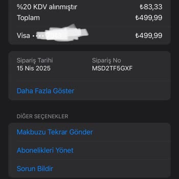 Üyelik Sorunu Ve Ödeme İadesi Talebi