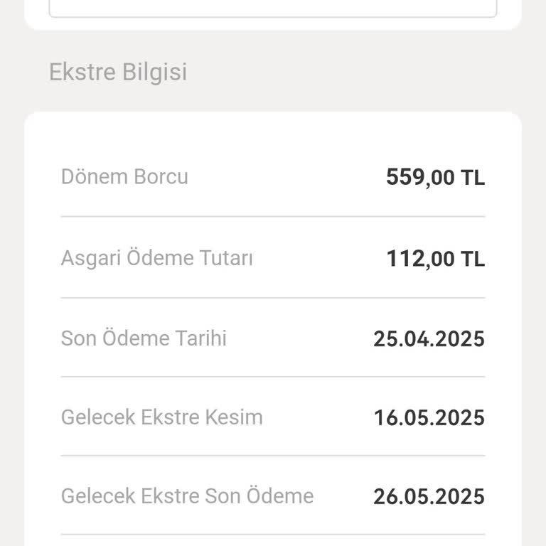 Yıllık Kart Aidatı Kesintisinin İadesini Talep Ediyorum