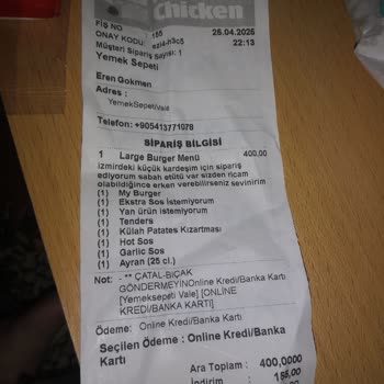 Geç Teslimat, Soğuk Yemek Ve Yetersiz Destek