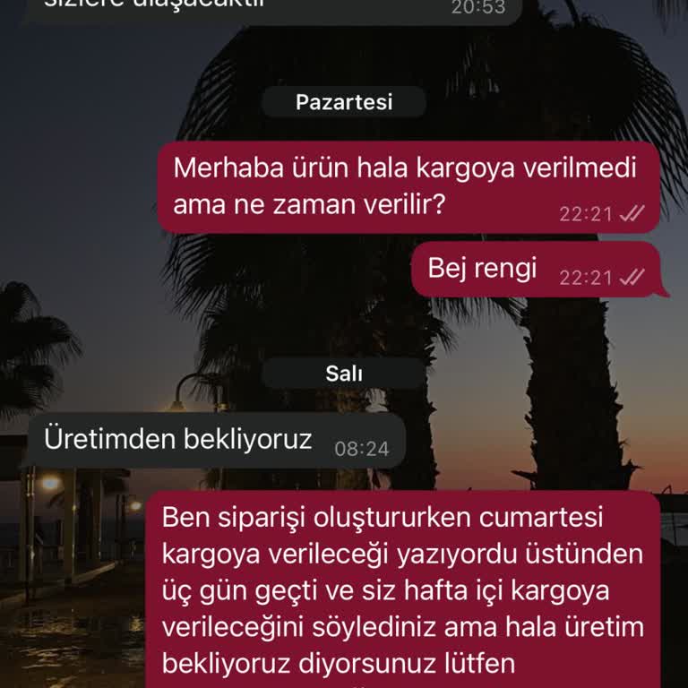Sipariş Verilen Elbisenin Teslimatı Sürekli Gecikiyor