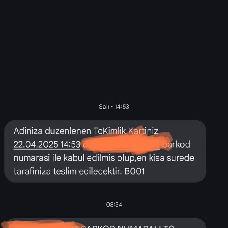 Kimlik Kartı Kargom Ve Kişisel Bilgilerimin Güvenliği Konusunda Endişe