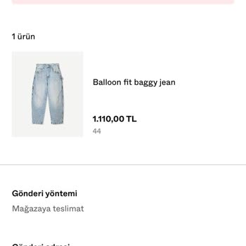 Bershka'dan Sipariş Ve İade Sorunu Yaşıyorum