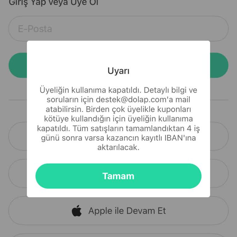 Hesabım Haksız Yere Kapatıldı, Mağdur Edildim