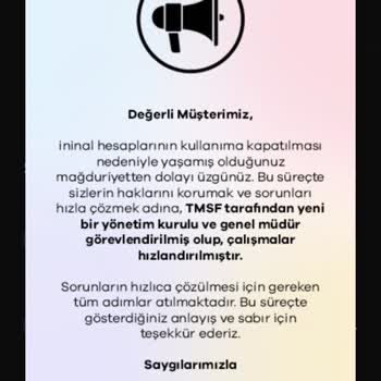 İninal Kartımdaki Paraya Kayyum Atandı, Paramı Alamıyorum