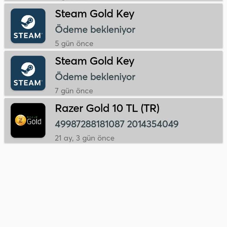 Satın Alınan Steam Kodları Teslim Edilmedi, Destek Alınamıyor