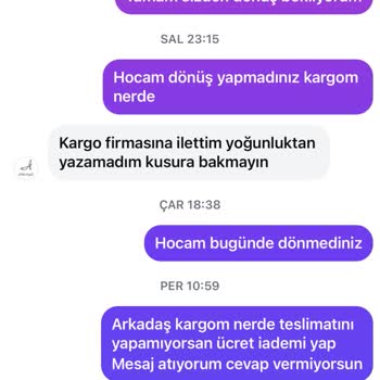 Siparişim Zamanında Teslim Edilmedi, İletişim Kurulamıyor