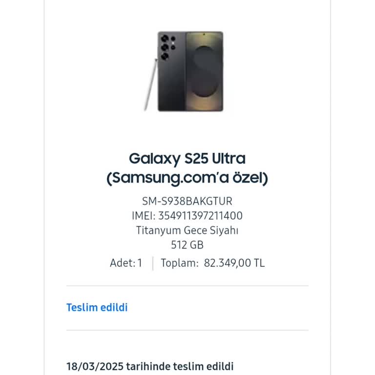 Samsung.com Siparişimde Smarttag 2 Hediyesi Gönderilmedi, Sorunum Çözülmüyor