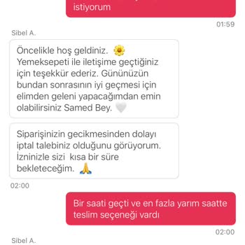 Siparişin Zamanında Teslim Edilmemesi Ve İptal Sorunu