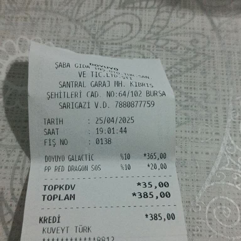 Bursa Doyuyo'da Menü Ve İçecek Karmaşası, Yavaş Hizmet