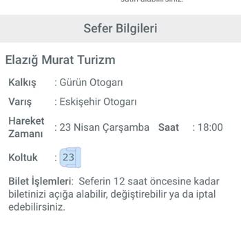 Bilet Satışı Gerçekleşmedi, Para İadesi Yapılmadı