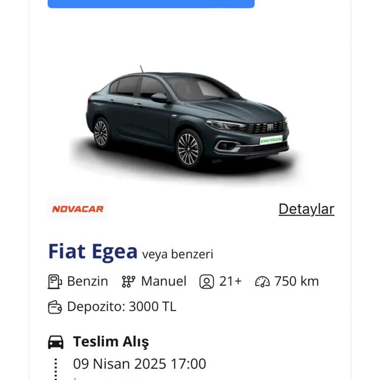 Novacar Araç Kiralama Sonrası Depozito Ve Güvence Paketi Ücretim İade Edilmedi