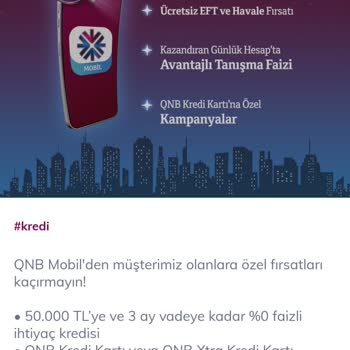QNB'nin Faizsiz Kredi Kampanyasında Teknik Sorunlar Ve Yanıltıcı Bilgilendirme