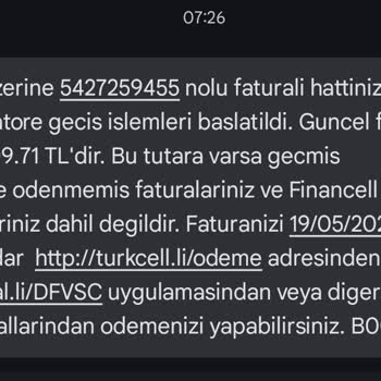 Kapanışta Beklenmeyen Yüksek Fatura Şoku